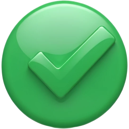 green check emoji