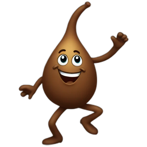 dancing poop emoji