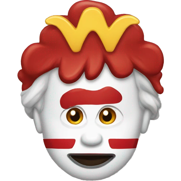 Ronald McDonald emoji