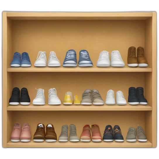 shoe shelf emoji