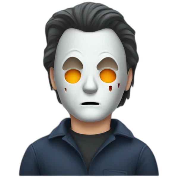 Michael myers in love emoji