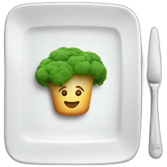 white dinner plate emoji