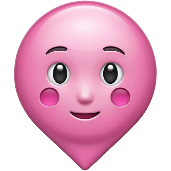 pink pin emoji