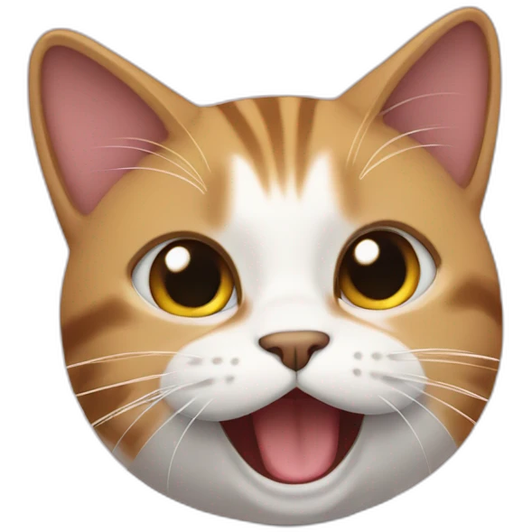 Cat saying parasto i love you emoji