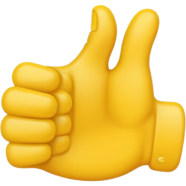 thumbs up emoji, positive gesture emoji