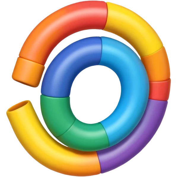 toy spring of plastic emoji