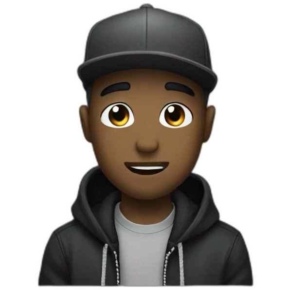 emotions rapper grey black sad happy emoji