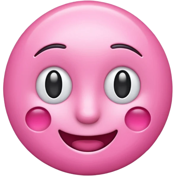 cute pink “A” emoji emoji