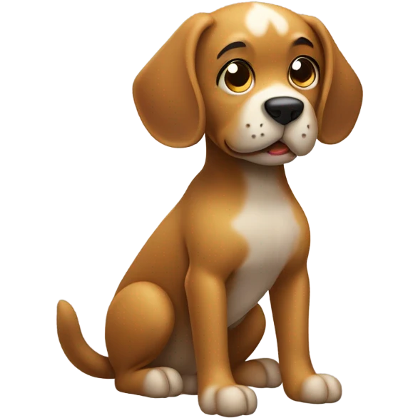 Dog who poop emoji