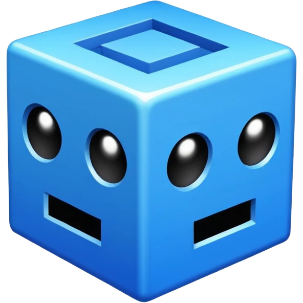 geometery dash cube emoji