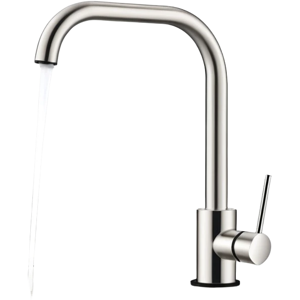 “A slim countertop direct-flow water purifier without water tank, minimal white design with a single faucet, standing on a kitchen counter, soft lighting, modern style” emoji