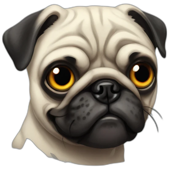 zombie pug emoji