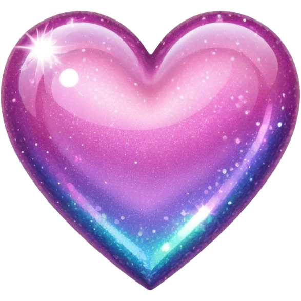 glitter heart  emoji
