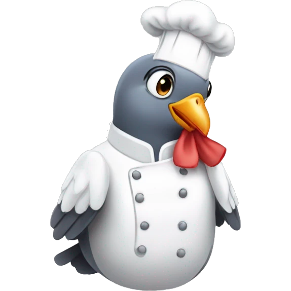 pigeon's chef kiss emoji