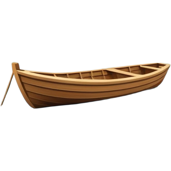 A boat on a quiet river emoji