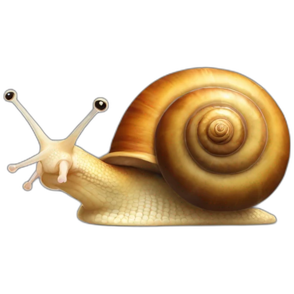 Snail with lean emoji
