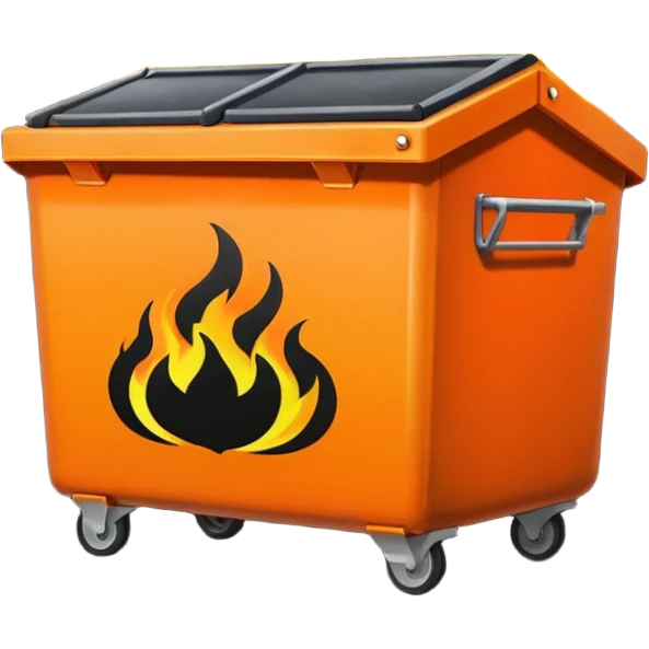 dumpster fire emoji