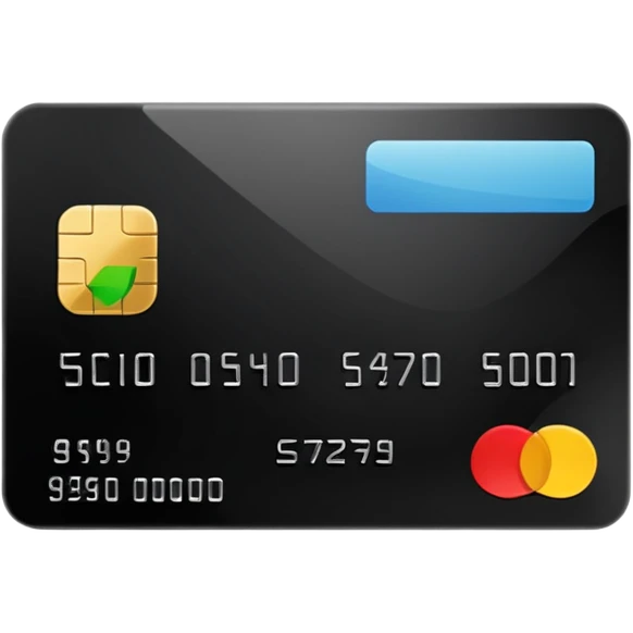 black credit card, no text emoji