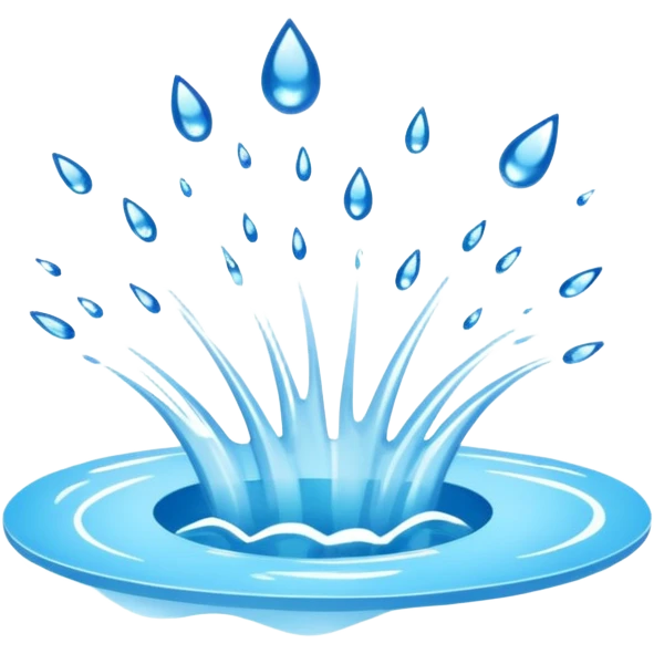 water splash from jumping into swimming pool emoji