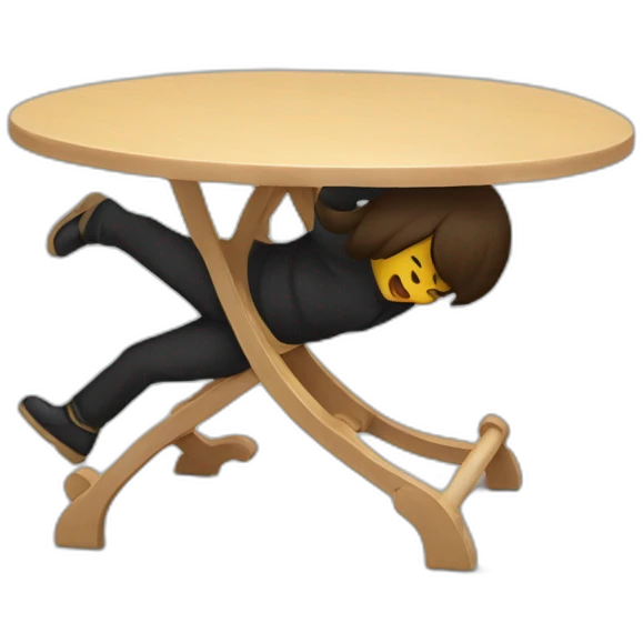 person upending table emoji
