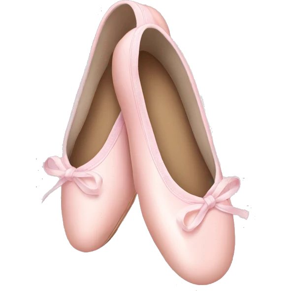 Pale pink ballet shoes emoji