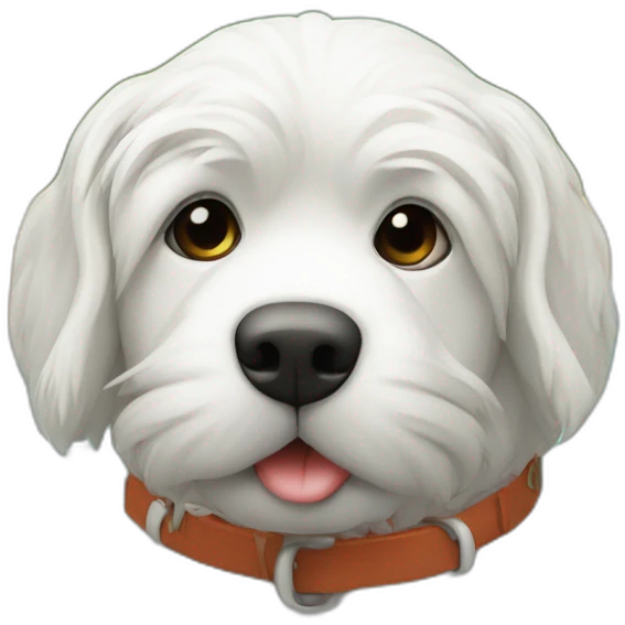 a epagneul breton on the beach emoji