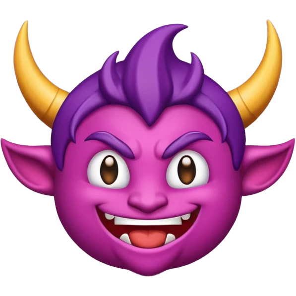 Crear un emojis de un 😈 con diseño y la frase Grupo los descarriados emoji