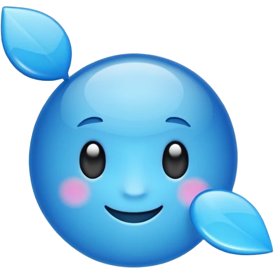 Синяя галочка  emoji