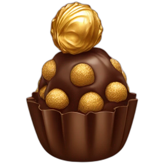 Ferrero rocher in louis vuitton design  emoji