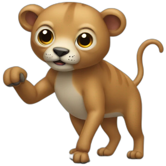 An animal with a head and arms and legs  emoji