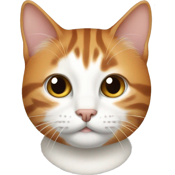 ginger, black, beige, white and grey tabby cat emoji
