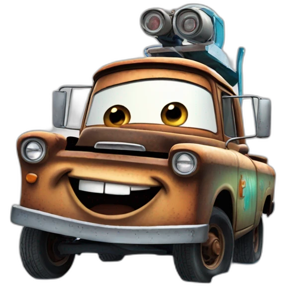 mater from cars on the ice rink emoji