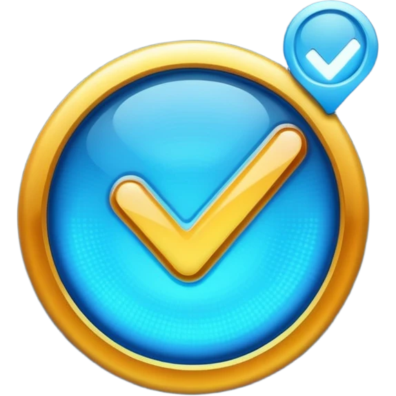 blue verified tick for whatsapp emoji