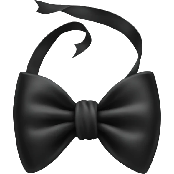 Black  bow  emoji