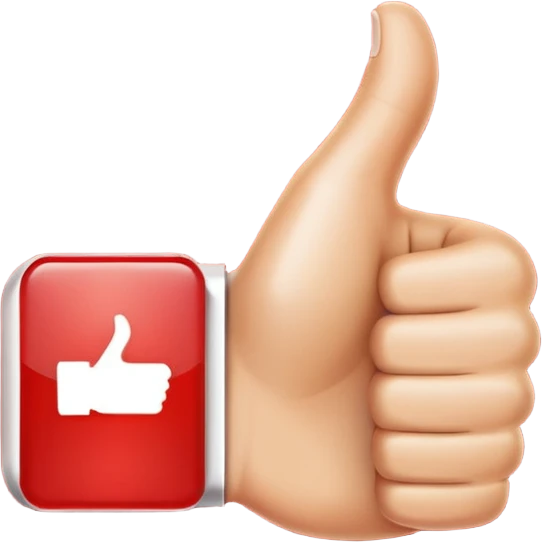 Like and Subscribe emoji