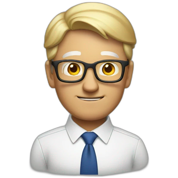 Tim Cook with question mark emoji