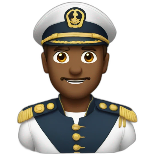 Captain salut emoji