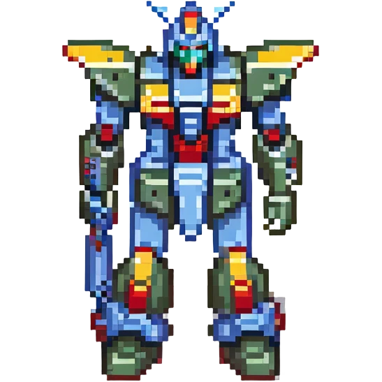 Gundam, no background emoji