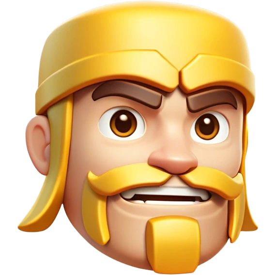 Clash of Clans aesthetic: Cinematic Playful Pixel 3D Key Portrait Emoji, rendered in a 3D vector-style similar to standard emojis with minimal shading and bold, simplified shapes. A compact, distinct form with signature details, softly glowing with a pixelated adventure charm. Simplified yet unmistakably iconic, highly detailed and consistent, glowing with a soft radiance and high shine. Stylized with a touch of classic pixel-art charm and a soft glowing outline, capturing the essence of a beloved gaming relic with a friendly, playful manner! emoji