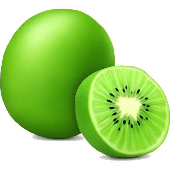 kiwi fruit and lime emoji