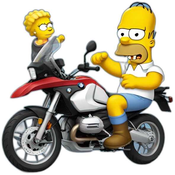 Homer simpsons bmw emoji