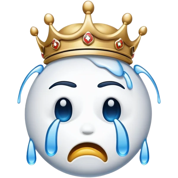 real madrid logo with crying emjoi emoji