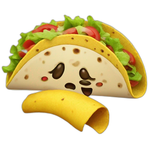 a taco fart emoji