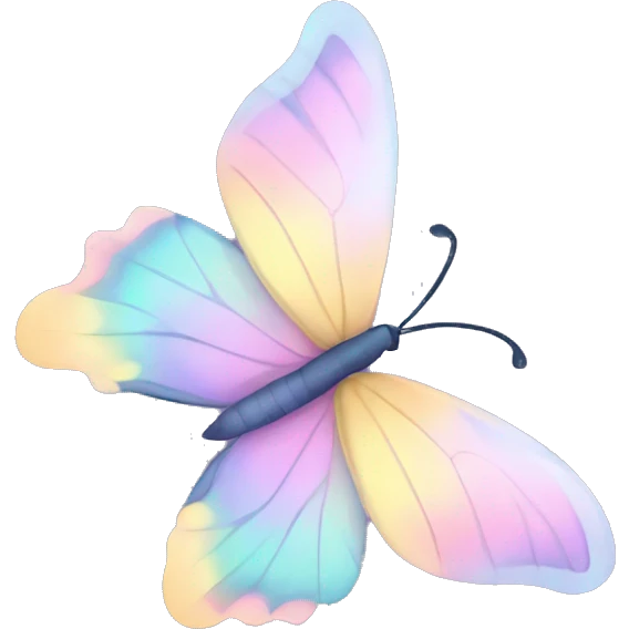 Pastel butterfly  emoji