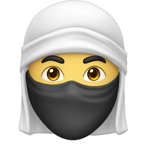 White ninja emoji