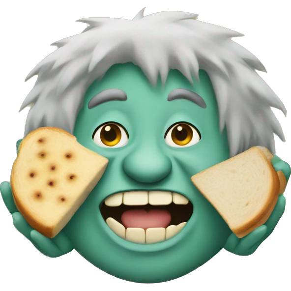 troll with sandwich  emoji