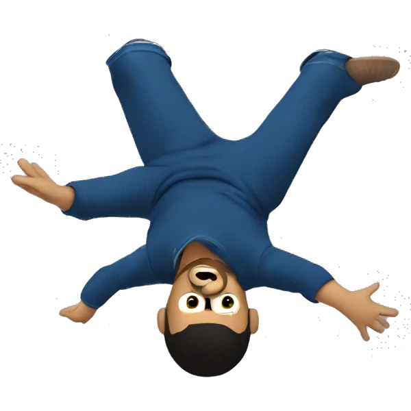 drake doing a backflip emoji