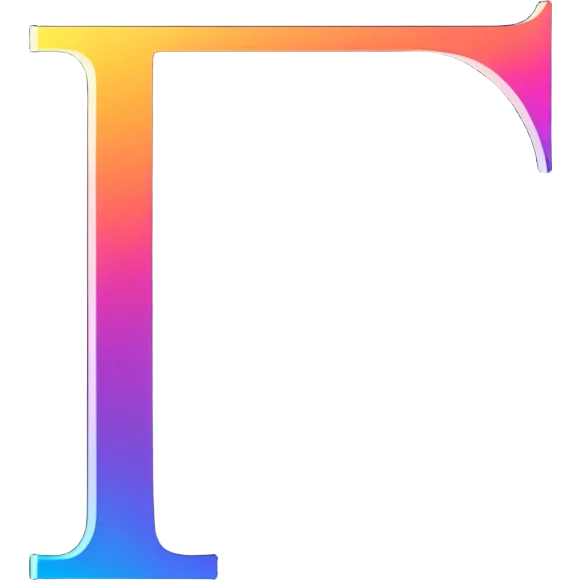 Colorful Gradient Alphabetical Letter “E” emoji