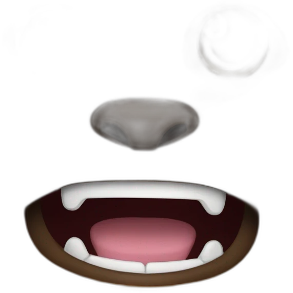 Chewbacca smile emoji