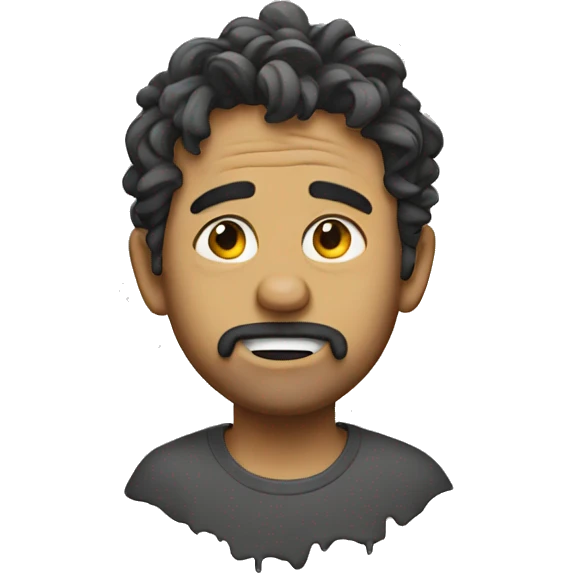 messy person emoji